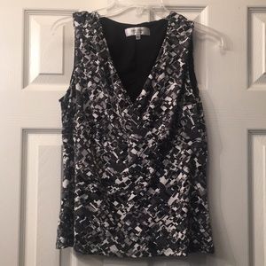 Black and white top